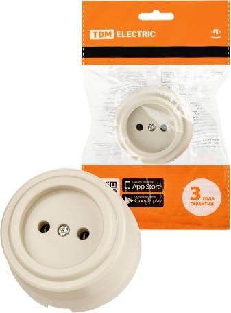 

Розетка TDM Electric Виви SQ1820-1316 (слоновая кость)