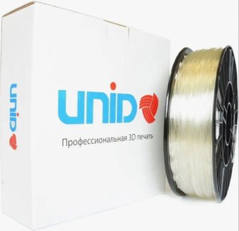 Пластик Unid PETG 1.75 мм 800 г (прозрачный)