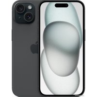 Телефон Apple iPhone 15 128GB (черный) в Борисове