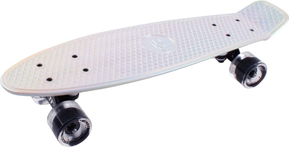 

Пенниборд Tech Team Metallic 22 (белый)