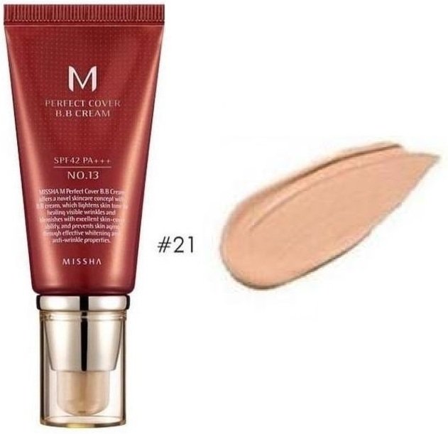 

BB-крем Missha M Perfect Cover SPF42/PA+++ 50 мл (тон 21)