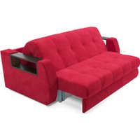 Диван Мебель-АРС Аккордеон Барон №3 ППУ 120x200 (красный кордрой)