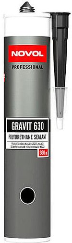  Novol Полиуретановый герметик кузовной Gravit 630 300мл 33101