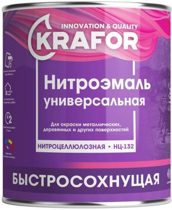 Эмаль Krafor НЦ-132 1.7 кг (зеленый)