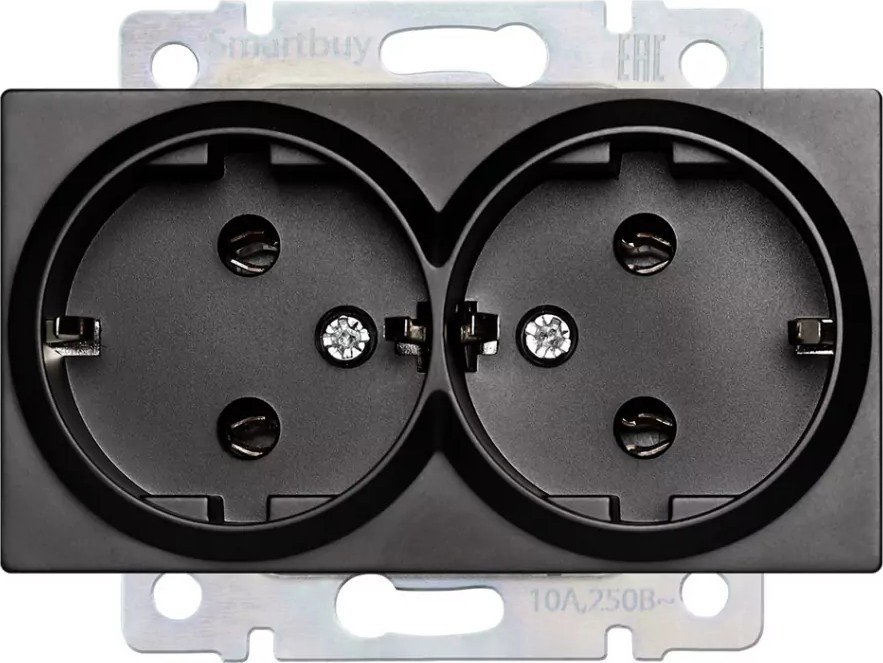 Розетка SmartBuy SBE-05b-16-S2-Z