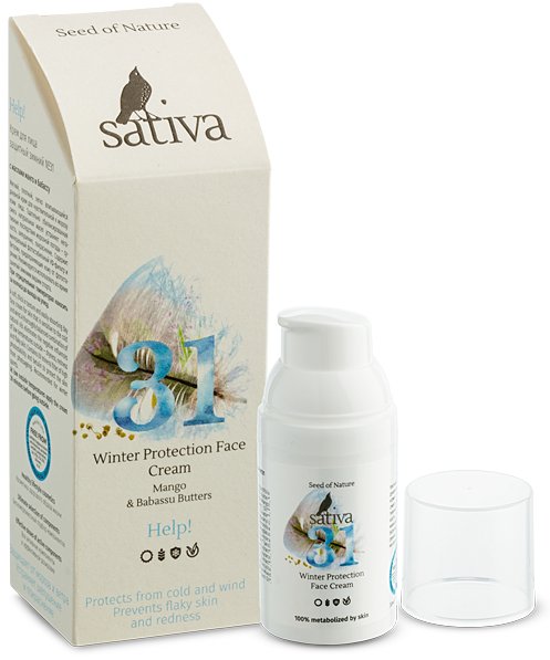 

Sativa Крем для лица №31 защитный зимний 30 мл