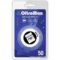 USB Flash OltraMax 50 64GB (белый)