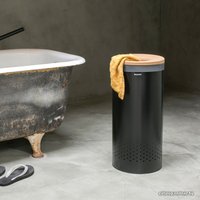 Бак Brabantia 120008 (черный, крышка из пробки)