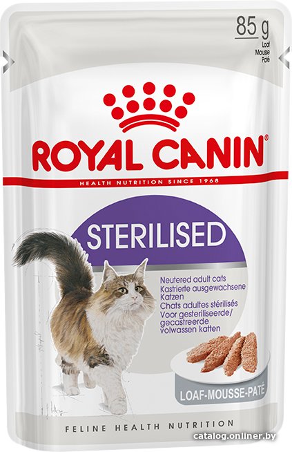 Пресервы Royal Canin Sterilised в паштете 0.085 кг