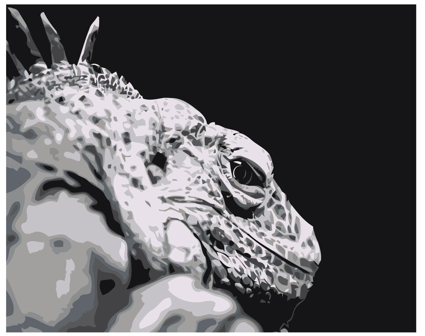 

Картина по номерам SLAVINA Игуана Z-AB235