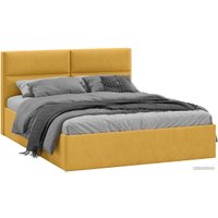 Кровать Трия Глосс универсальный тип 1 160x200 (микровелюр Wellmart Yellow)