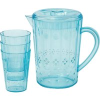 Набор стаканов для воды и напитков ILikeGift Simple set 5797-04-01 (blue)