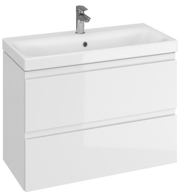 

Cersanit Тумба с умывальником Moduo SB-SZ-MOD-MO80Sl/Wh + Moduo 80 Slim