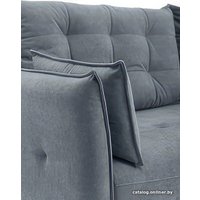 Диван Krones Цезарь 3 (велюр, графит)