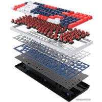 Клавиатура A4Tech Bloody S98 Sports Navy (Bloody BLMS Red)