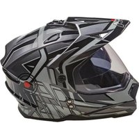 Мотошлем AIM JK802S 802-024-M (M, черный/серый/белый)