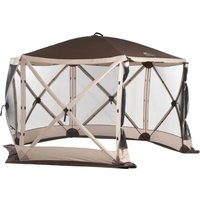 Кемпинговая палатка Wild Land Hub screen house 600 920003-0004-0024.SET (коричнево-бежевый, со стенками)