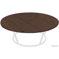 Стол M-Group Папасан круглый 19030100 (белый без ротанга)