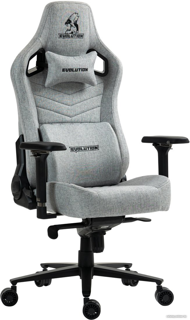 Игровое (геймерское) кресло Evolution Nomad PRO (серый)