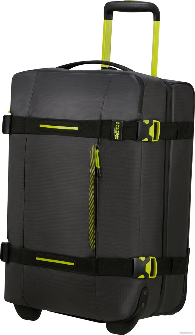 Сумка-тележка American Tourister Urban Track Black/Lime 55 см