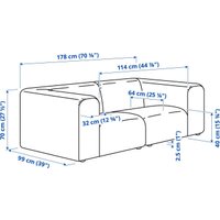 Модульный диван Ikea Stockholm 2025 90586110