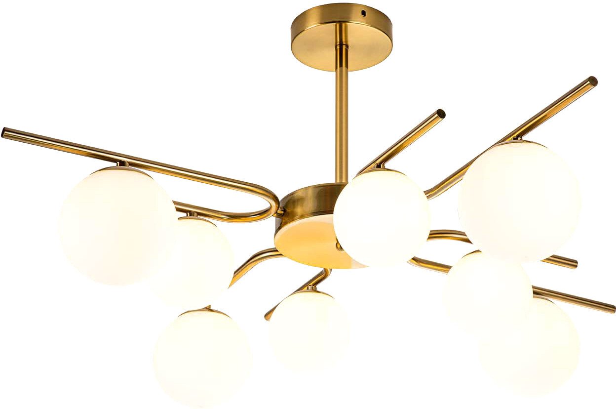 

Люстра средней высоты Escada Sphere 642/8P G9*40W Brass