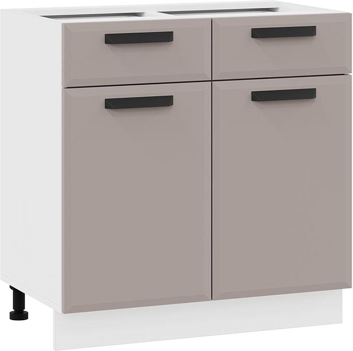 

Шкаф напольный Трия Тиана 1Н8Я1 (белый/мокко супермат)