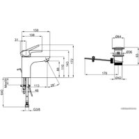 Смеситель Villeroy & Boch Subway 2.0 TVW10210111061