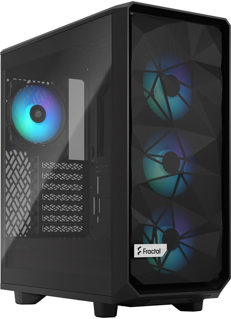 

Корпус Fractal Design Meshify 2 Compact Lite RGB Black TG Light tint FD-C-MEL2C-05