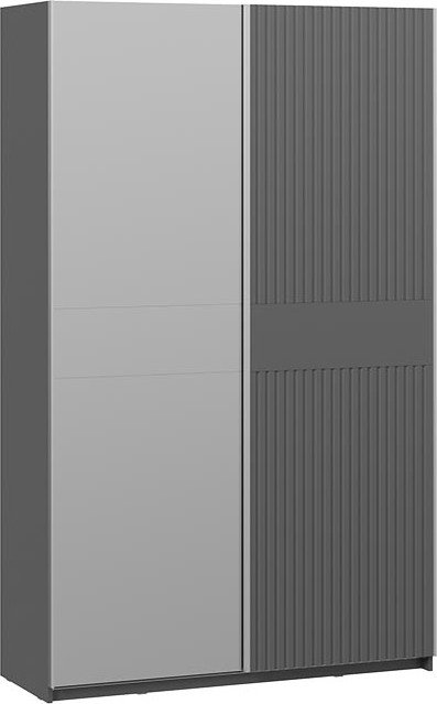 

Шкаф-купе Трия Оскар Хилтон Т2 1400 271070 (ручка серебро/серый графит/графит матовый)
