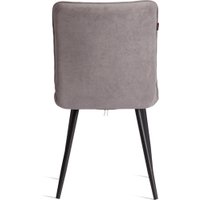 Стул TetChair Bari LT флок (серый/черный)