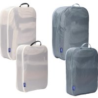 Органайзер Thule Packing Cube 2*M+2*L с сеткой 3205580 TPCS205POND/W (белый/голубой)