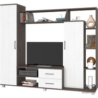 Стенка Modern Прага (анкор темный/анкор светлый)