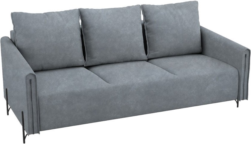 Диван Mio Tesoro Aspen НПБ (Kashemir 974 серый)