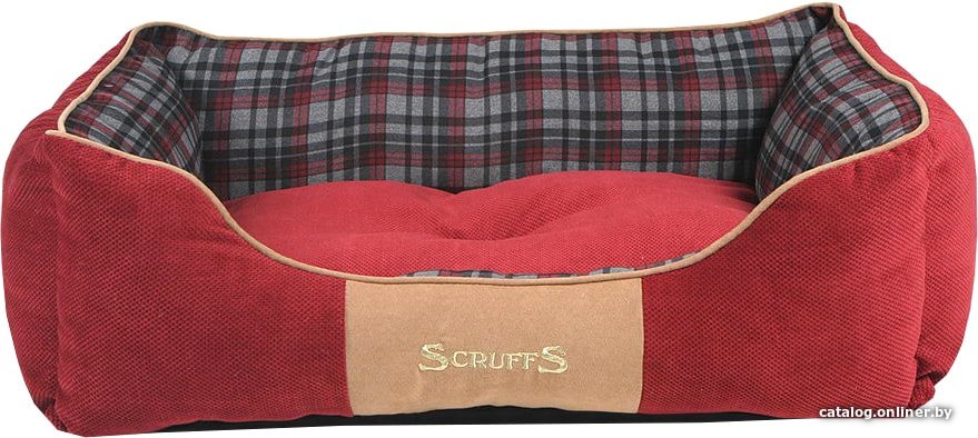 Лежак Scruffs Highland 932107 (красный)