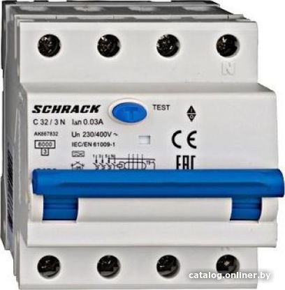 Дифференциальный автомат Schrack Technik AK667832