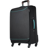Чемодан-спиннер Galanteya 5514 25с406к45 (черный/бирюза)