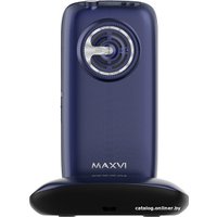 Кнопочный телефон Maxvi B10 (синий)