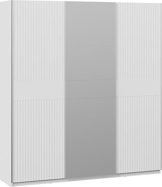 

Шкаф-купе Трия Оскар Хилтон Т2 2100 271133 (ручка серебро/белый снег/белый матовый)