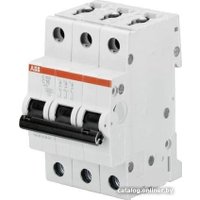 Выключатель автоматический ABB S203-C1.6 3P C 1.6A 6kA 3M 2CDS253001R0974