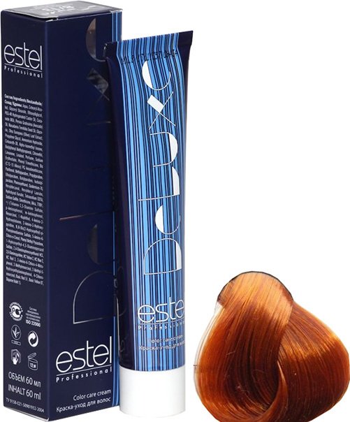 

Крем-краска для волос Estel Professional De Luxe 8/44 светло-русый медный интенсивный