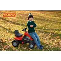 Педальная машинка Полесье Каталка-трактор с педалями Turbo с полуприцепом [52681]