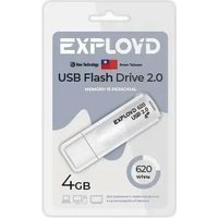USB Flash Exployd 620 4GB (белый)