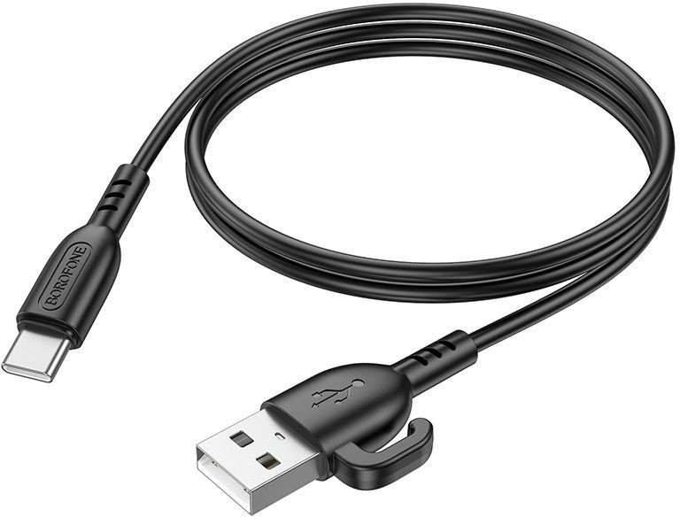 

Кабель Borofone BX91 USB Type-A - USB Type-C (1 м, черный)