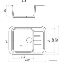 Кухонная мойка Gerhans B20 (черный)