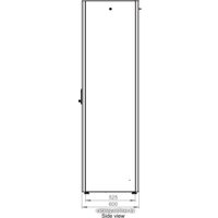 Шкаф телекоммуникационный Lande DYNAmic Basic LN-DB42U6060-BL-F 19" 42U