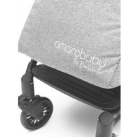 Коляска прогулочная «книга» Amarobaby Voyager (серый)