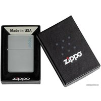 Зажигалка Zippo Classic Flat Grey Zippo Logo 49452ZL