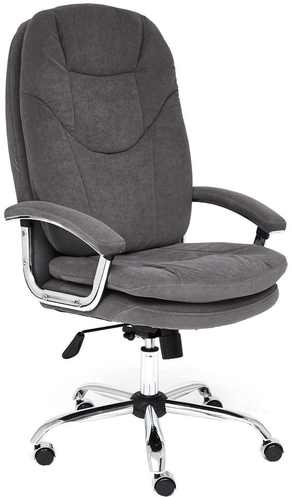 

Офисное кресло TetChair Softy LUX (флок, серый)