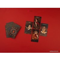 Игральные карты Эксмо. Лес Любви. Колода-оракул для сердечных вопросов (50 карт и руководство для гадания в подарочном футляре)